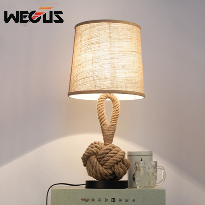 Desk Setup Vintage - American style retro table lamp creative