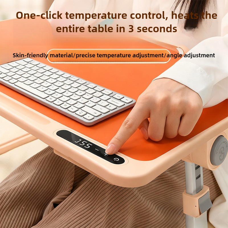 Desk Setup With Keyboard Tray - Adjustable Laptop Stand Riser Heated Keyboard