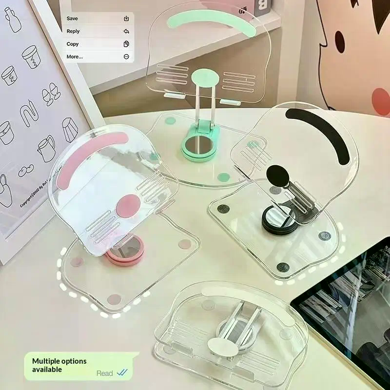 Desk Setup Riser - Universal Foldable Mobile Phone Holder 360
