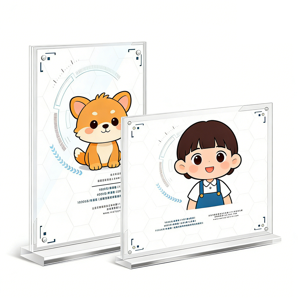 Desk Setup Poster - Acrylic Menu Sign Holder POP Display