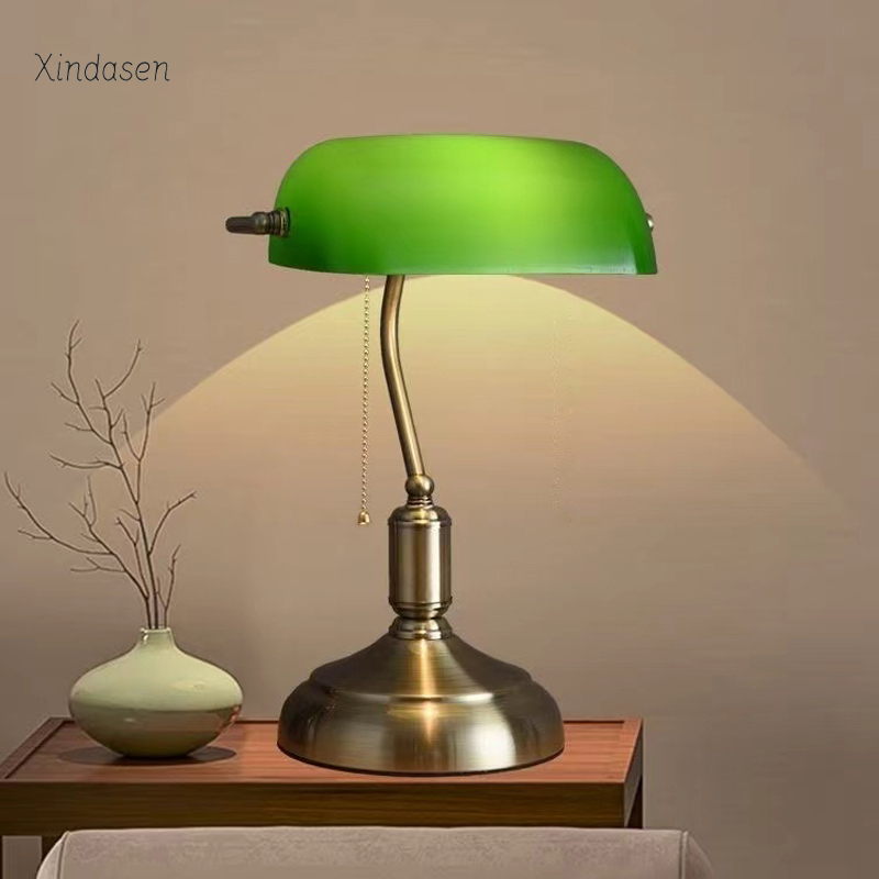 Desk Setup Vintage - Vintage Led Table Lamp Banker's Lamp