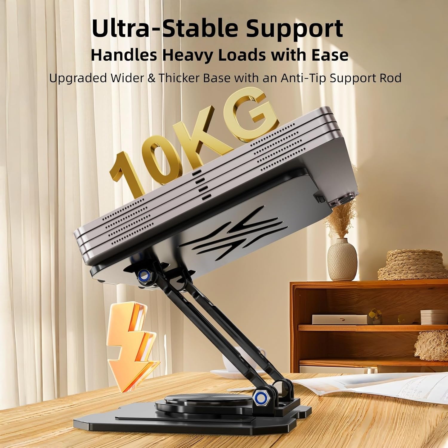 Adjustable Rotatable Dual Rod  - Dual Monitor Desk Setup recensie en prijs