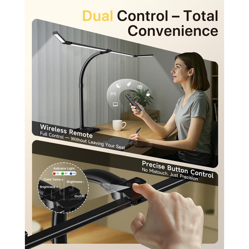 42-inch LED Desk Lamp with Adj - Dual Monitor Desk Setup recensie en prijs