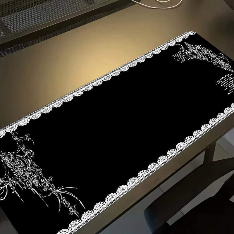 Mouse Pad Dark Style Lace Edge - Desk Setup Dark recensie en prijs