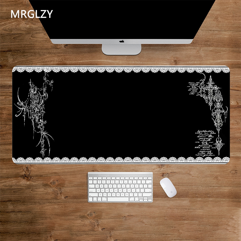 Mouse Pad Dark Style Lace Edge - Desk Setup Dark recensie en prijs