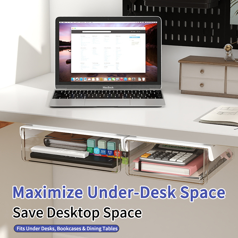 Under Desk Hidden Drawer Syste - Desk Setup Study recensie en prijs