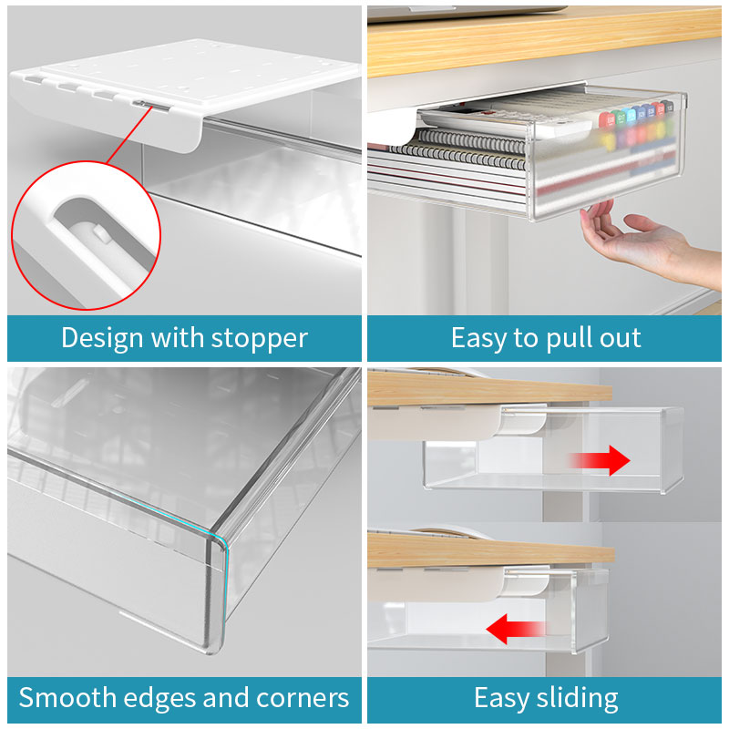 Under Desk Hidden Drawer Syste - Desk Setup Study recensie en prijs
