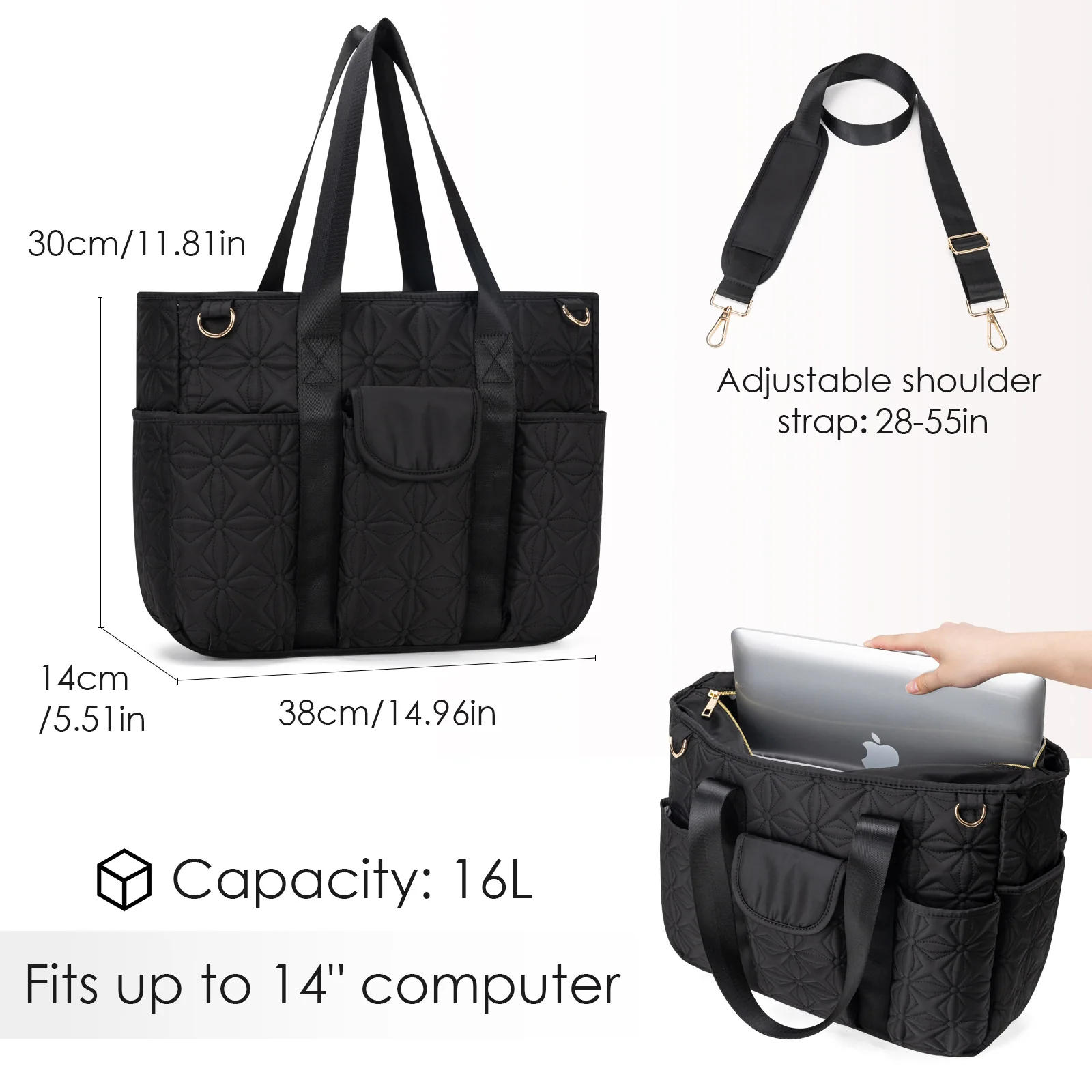 Kabaqoo Large Capacity Canvas  - Dual Phone Holder recensie en prijs