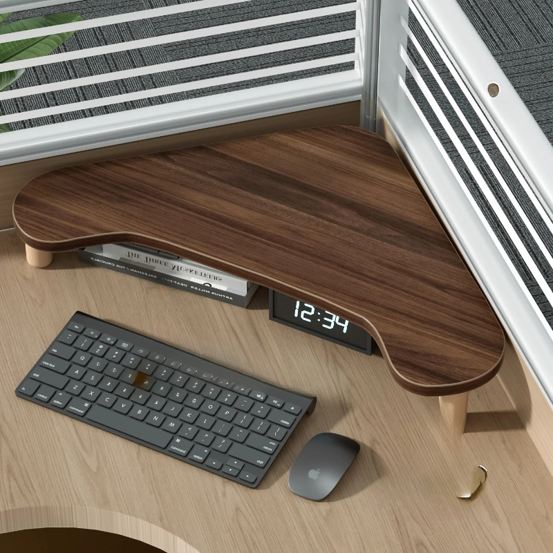 Corner Computer Stand, Triangl - Monitor Riser Wood recensie en prijs