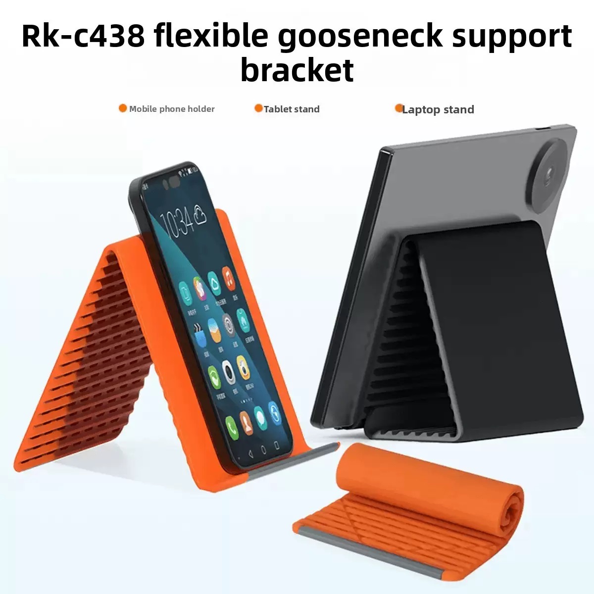 Portable Foldable Silicone Pho - Dual Phone Holder recensie en prijs