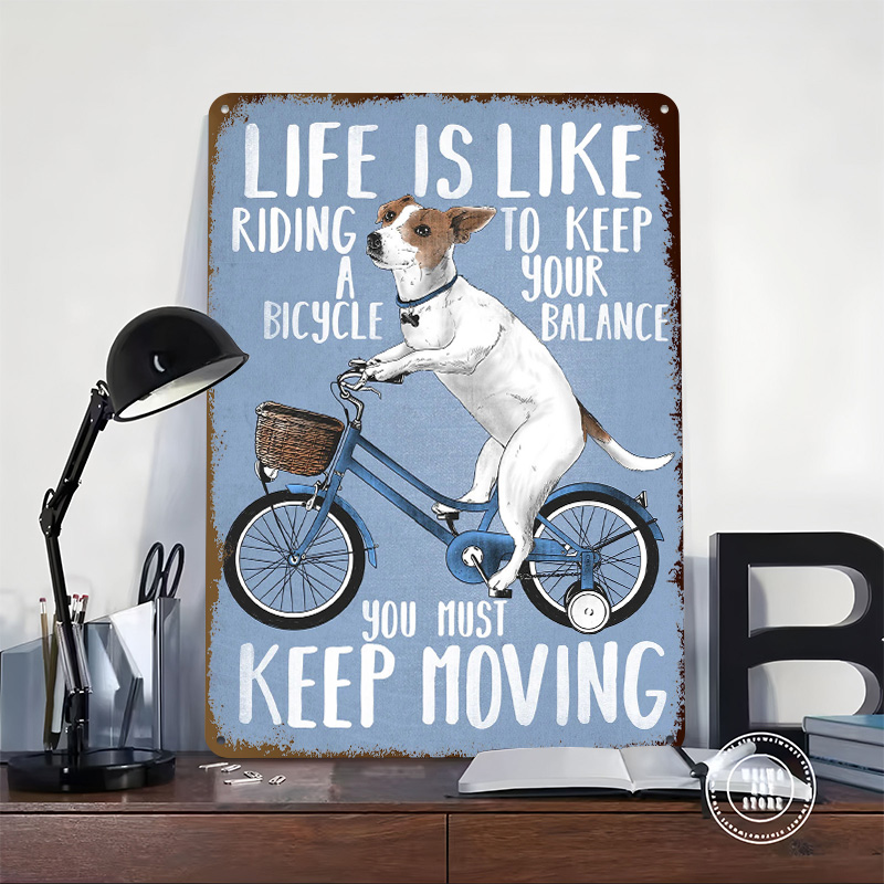 Life Is Like Riding a Bicy Met - Desk Setup Vintage recensie en prijs