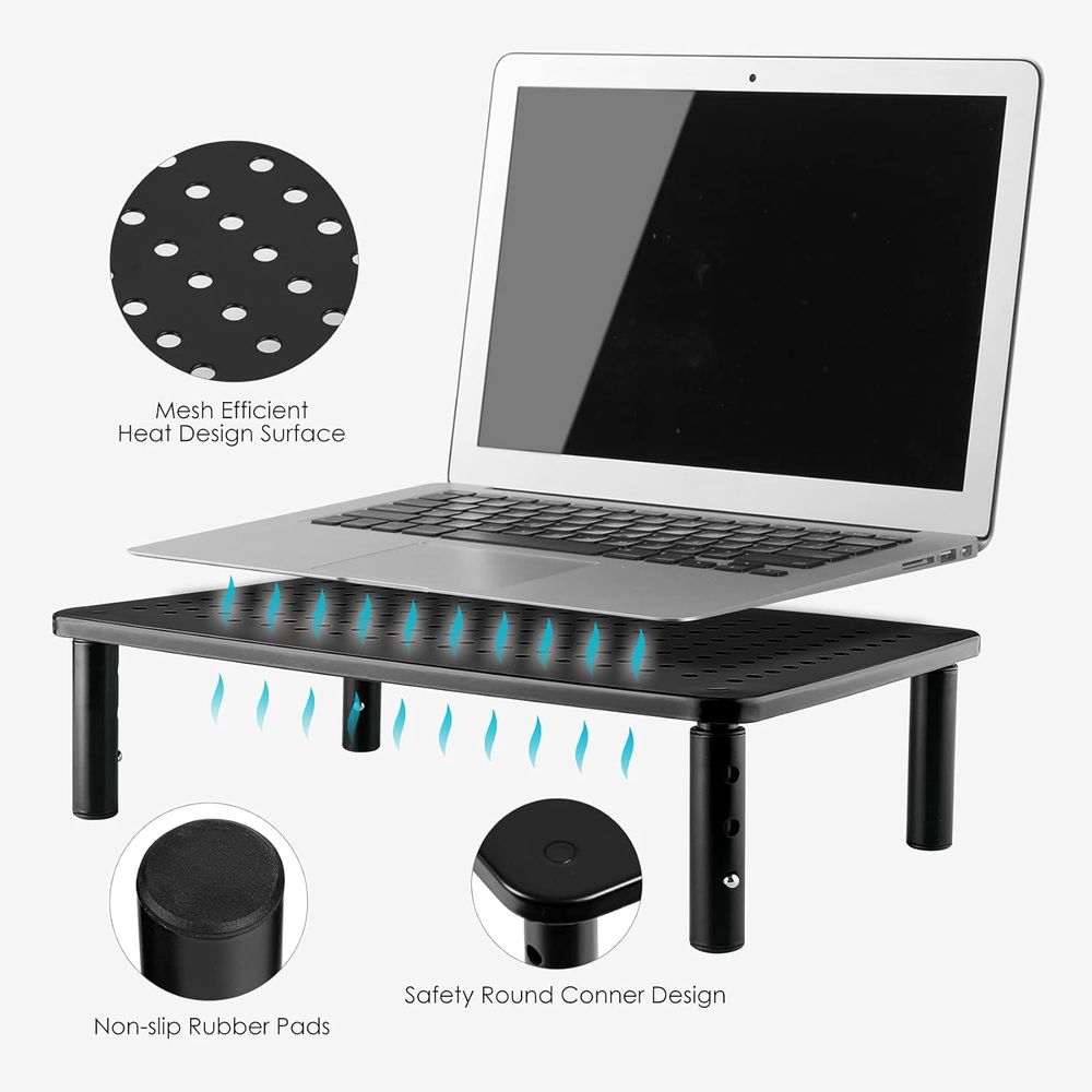 TV/Monitor Riser Desktop Stand - Monitor Riser Wood recensie en prijs