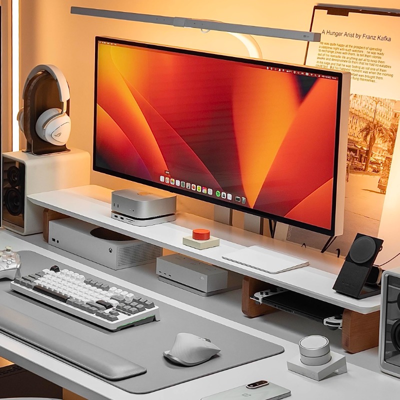 Modern Monitor Riser Stand Erg - Desk Setup With Laptop And Monitor recensie en prijs