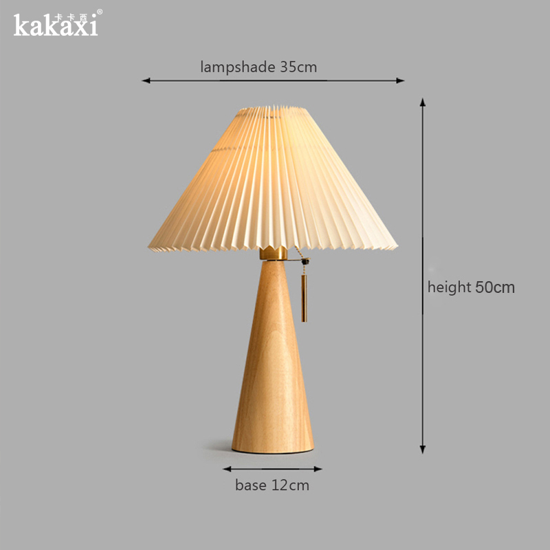Retro Solid Wood Table Lamp No - Desk Setup Vintage recensie en prijs