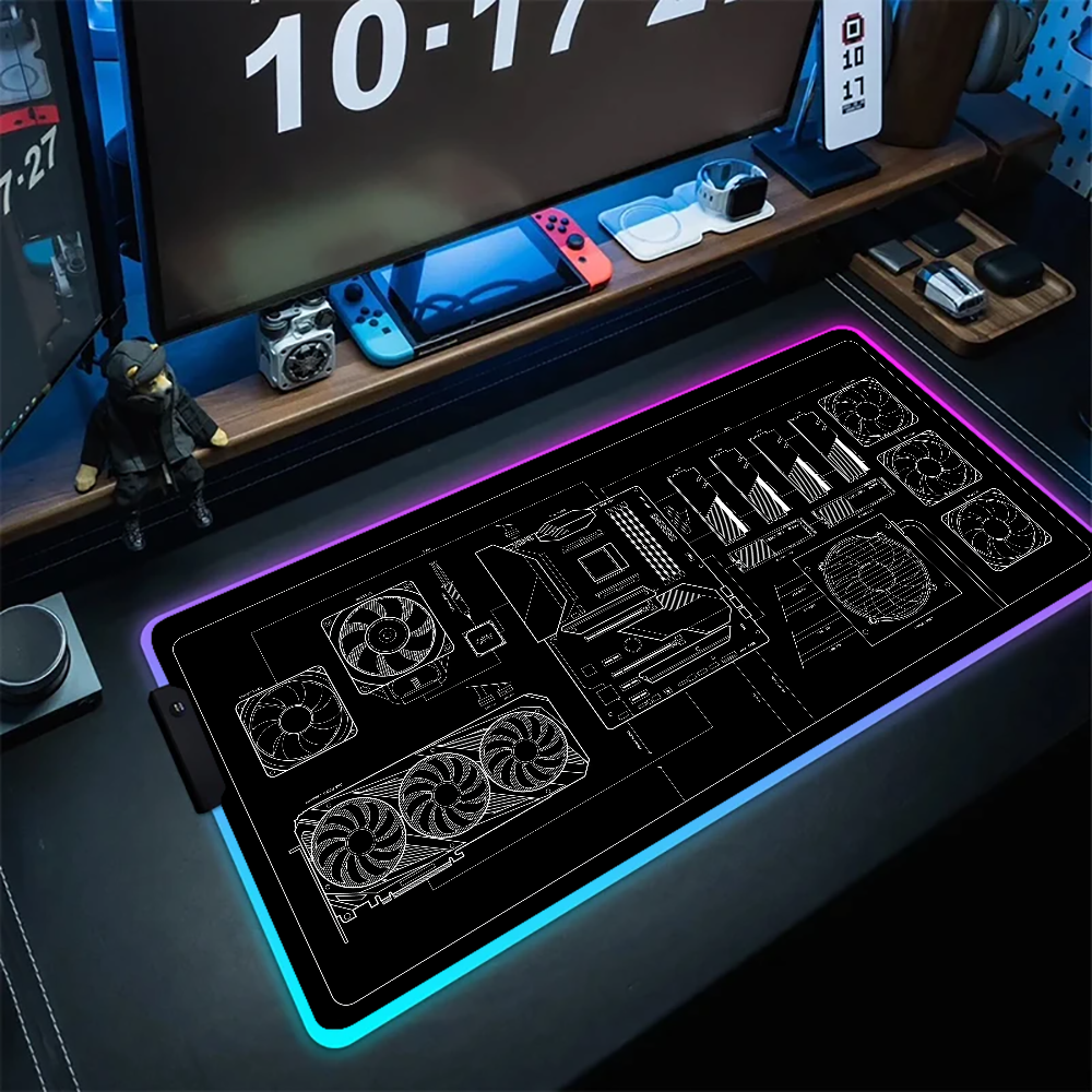 CPU Artistic line design Mouse - Desk Setup Artist recensie en prijs