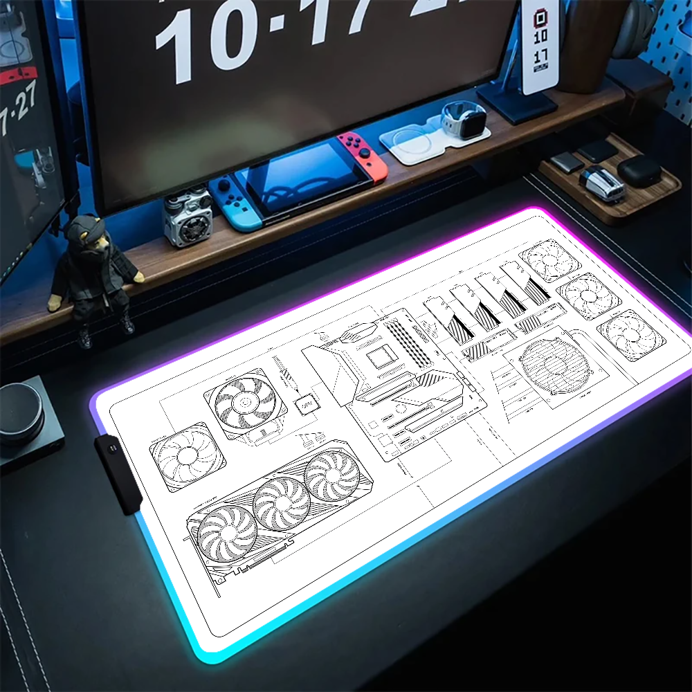 CPU Artistic line design Mouse - Desk Setup Artist recensie en prijs