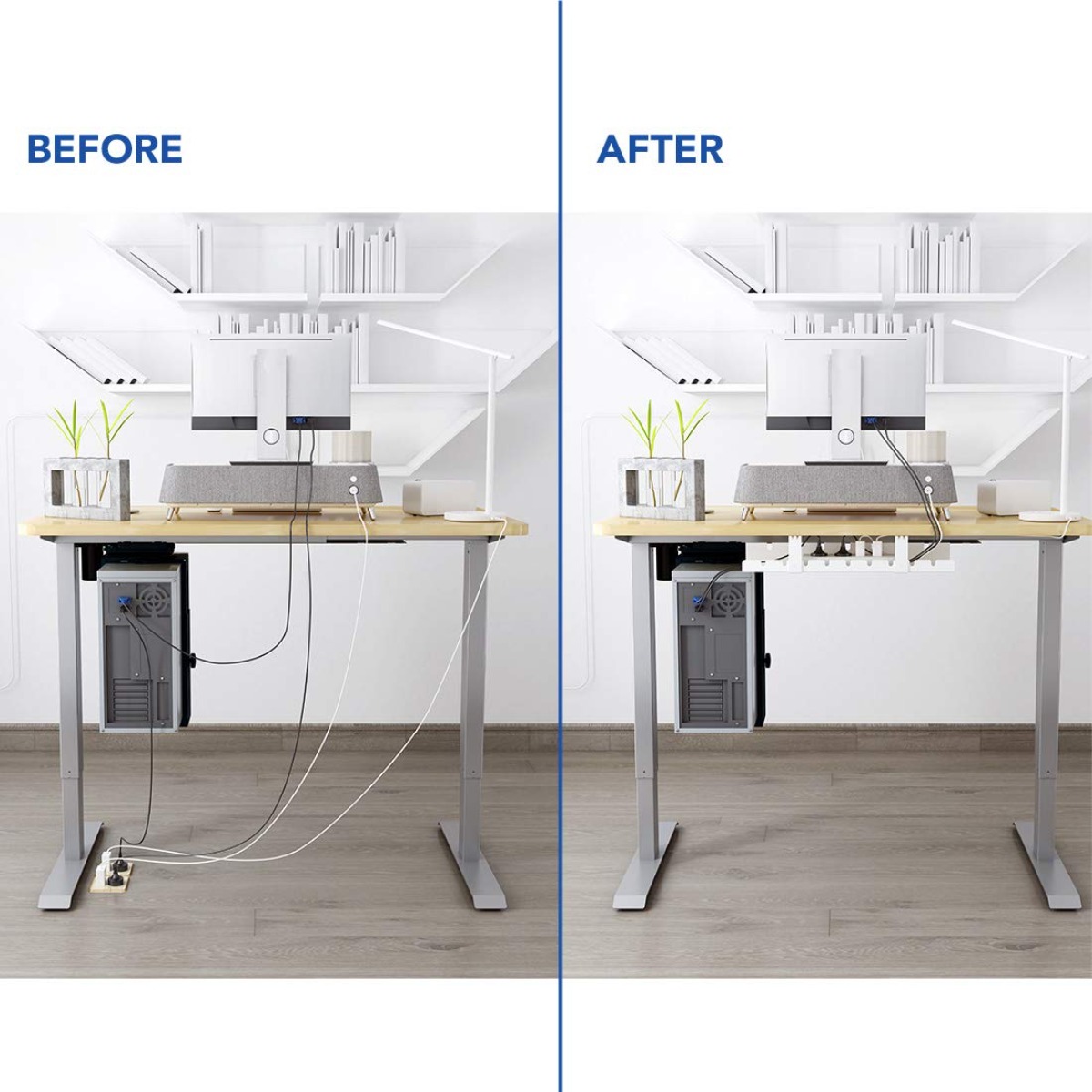 Cable Management Tray Desk Org - Desk Setup Workspace recensie en prijs