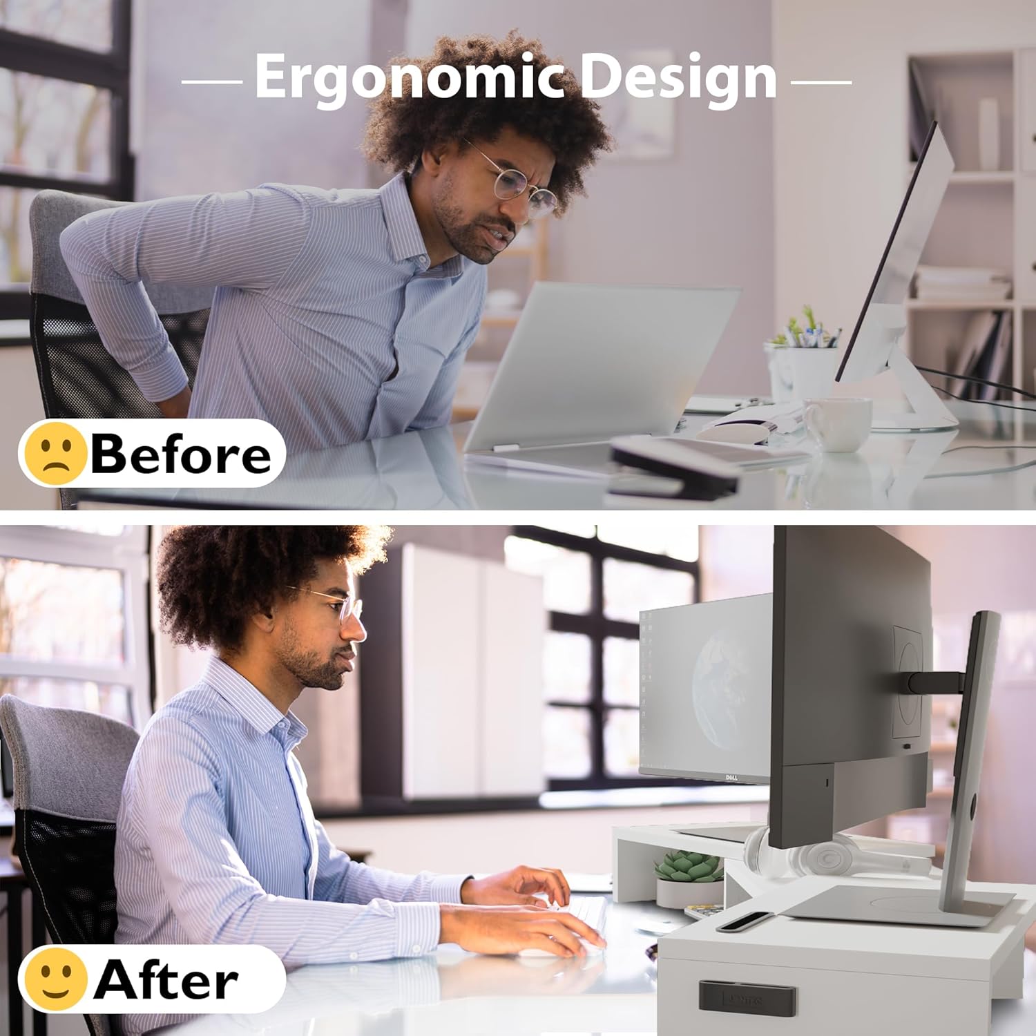 Adjustable Dual Monitor Stand  - Monitor Riser Wood recensie en prijs