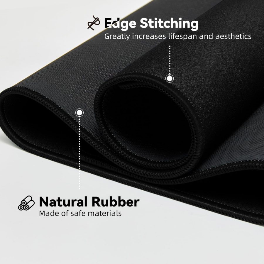 Black Desk Mousepad ONI Large  - Desk Setup Art recensie en prijs