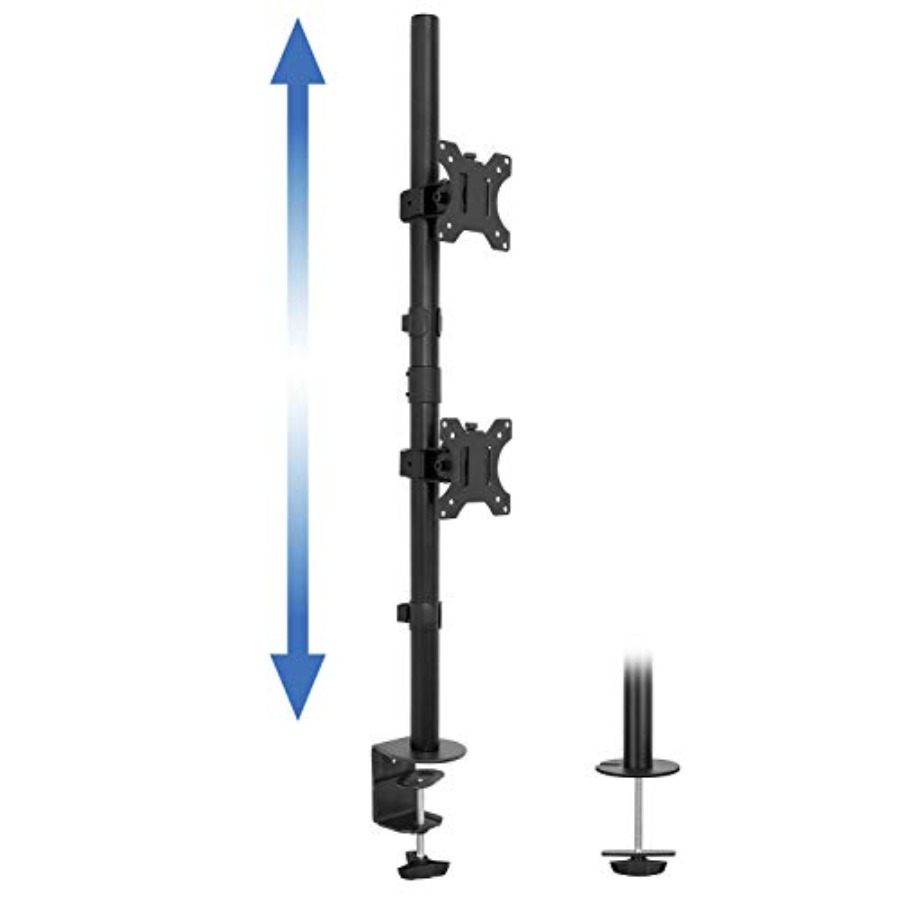 Vertical Dual Monitor Mount fo - Dual Monitor Desk Setup recensie en prijs