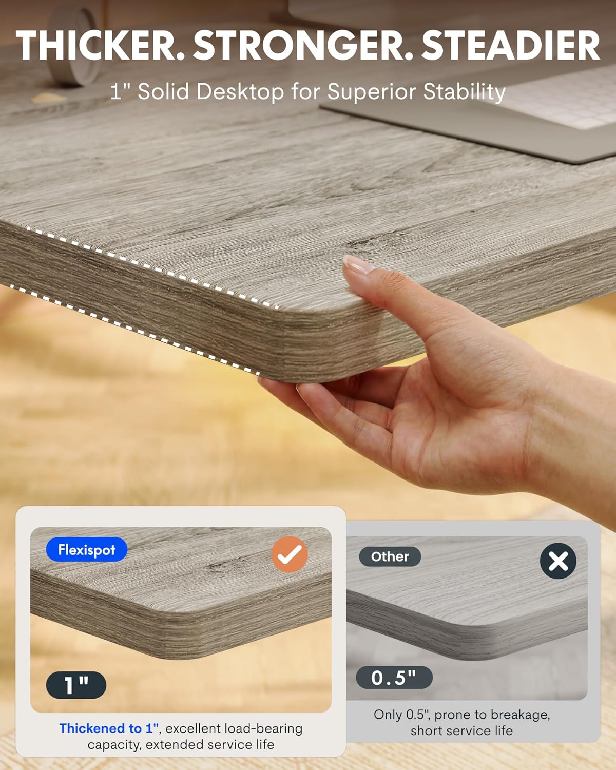 One-Piece Electric Height Adju - Desk Setup In Office recensie en prijs
