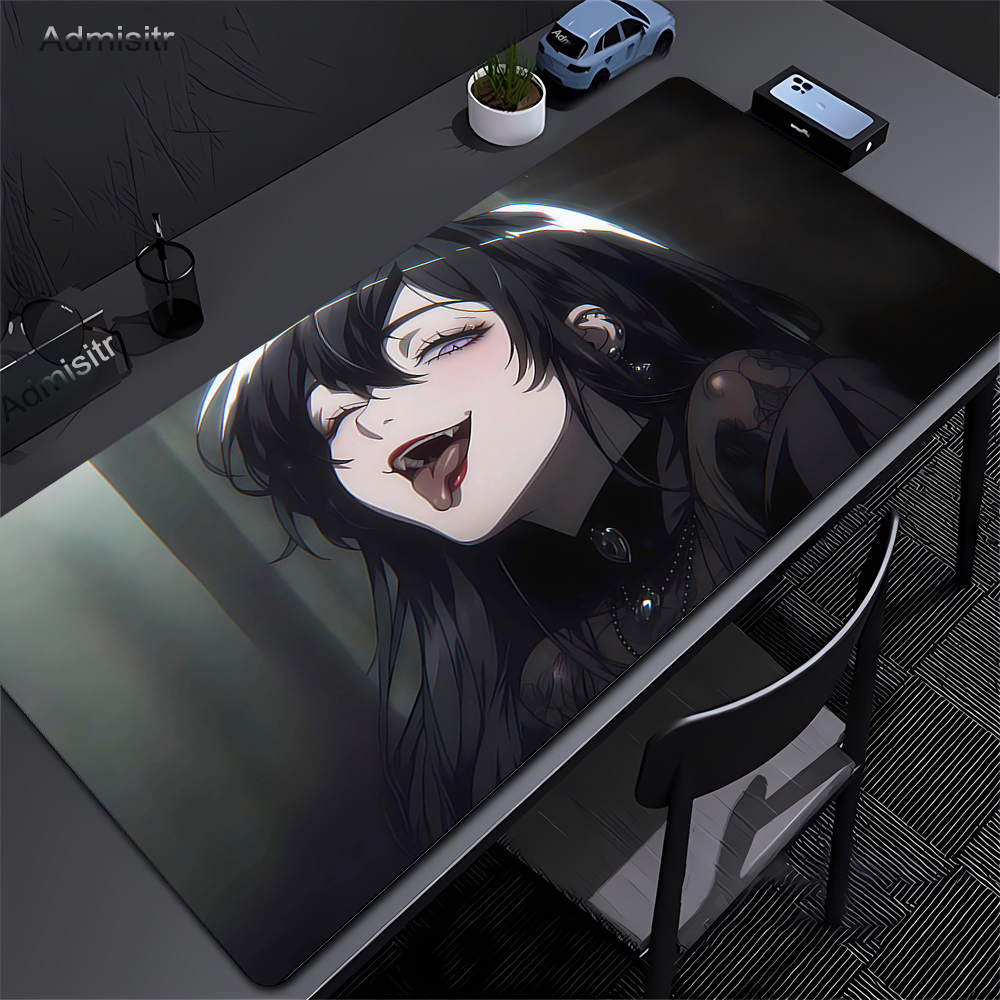 Black Anime Dark Girl Table Ma - Desk Setup Dark recensie en prijs