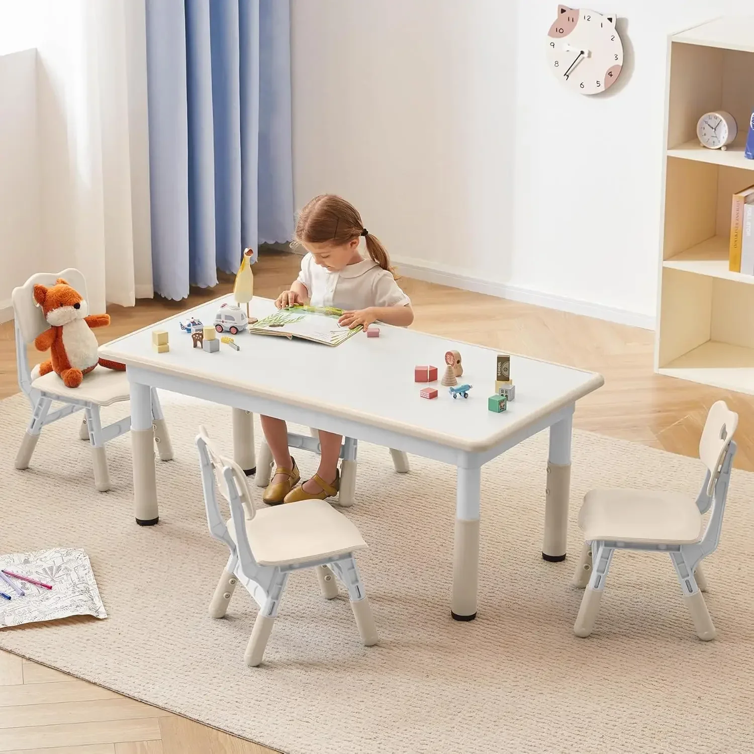 Kids Study Table and Chairs Se - Desk Setup Study recensie en prijs