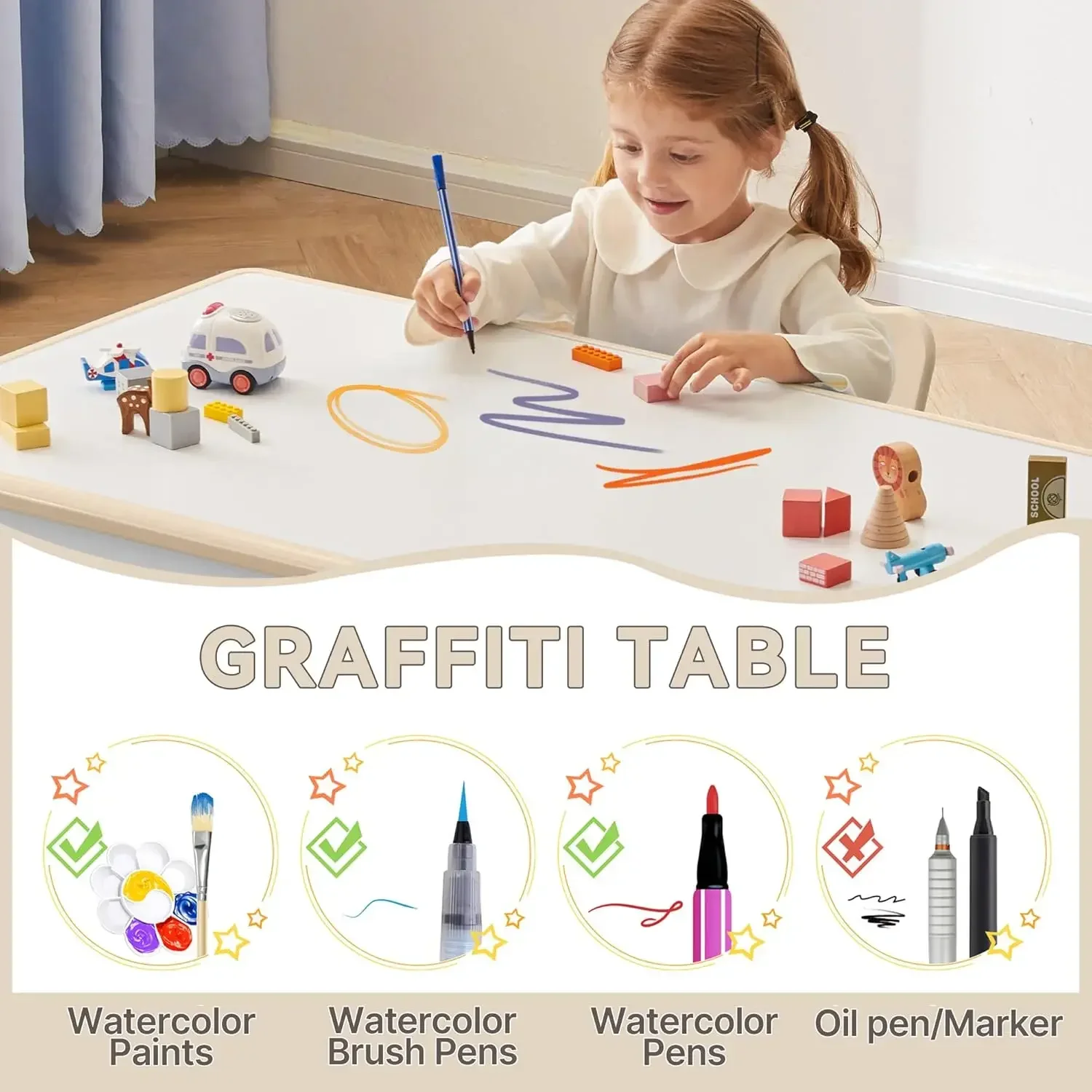 Kids Study Table and Chairs Se - Desk Setup Study recensie en prijs