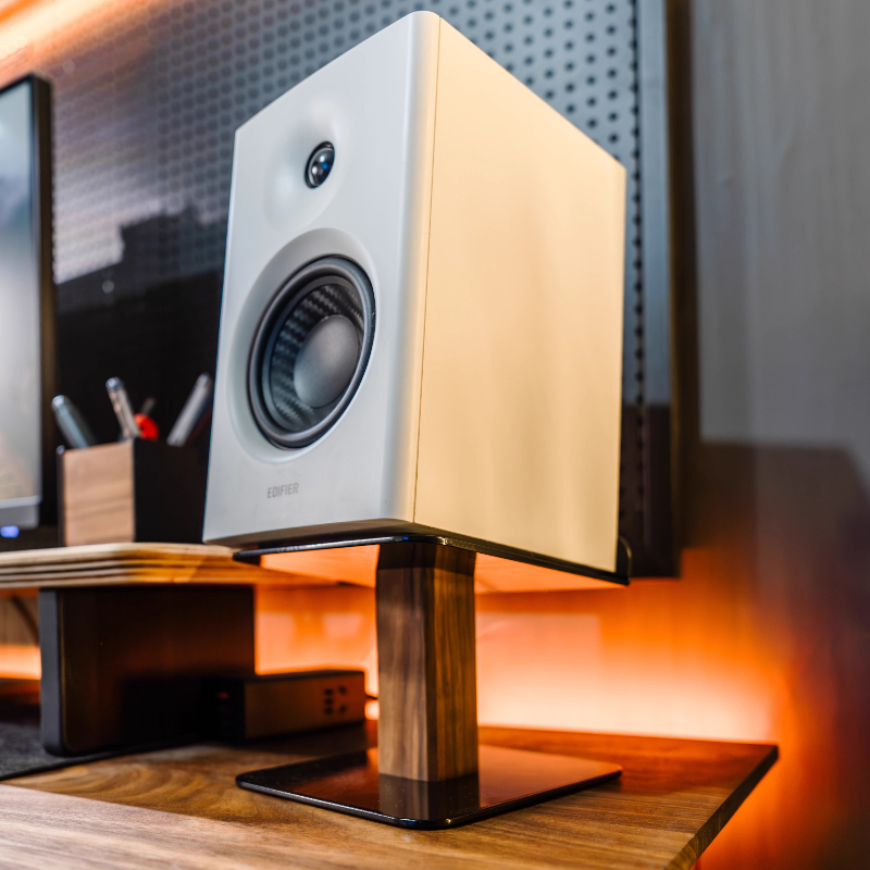 Black Walnut Speaker Stand Des - Monitor Riser Wood recensie en prijs