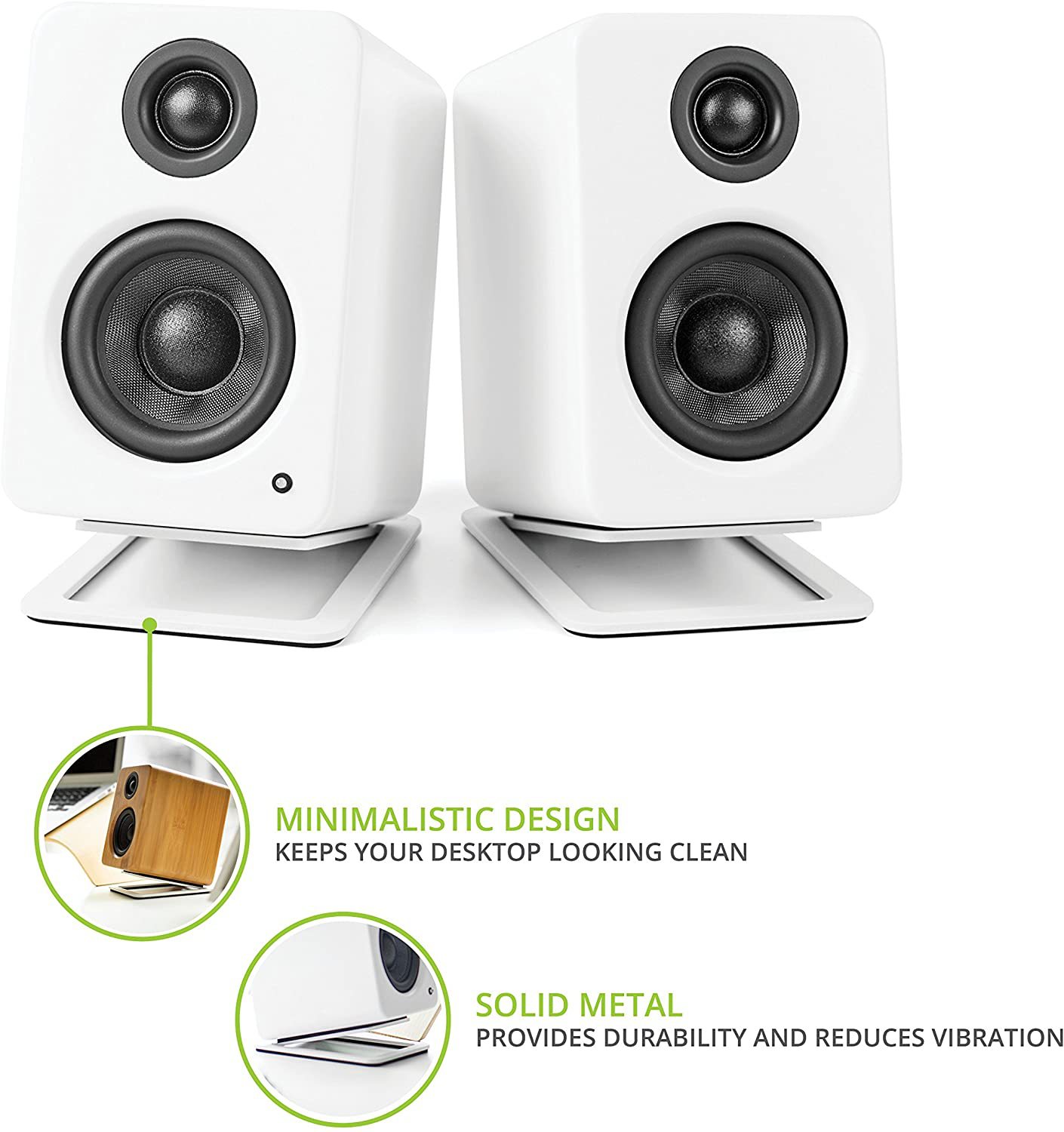 2pcs Desktop Speaker Stands fo - Desk Setup With Speakers recensie en prijs