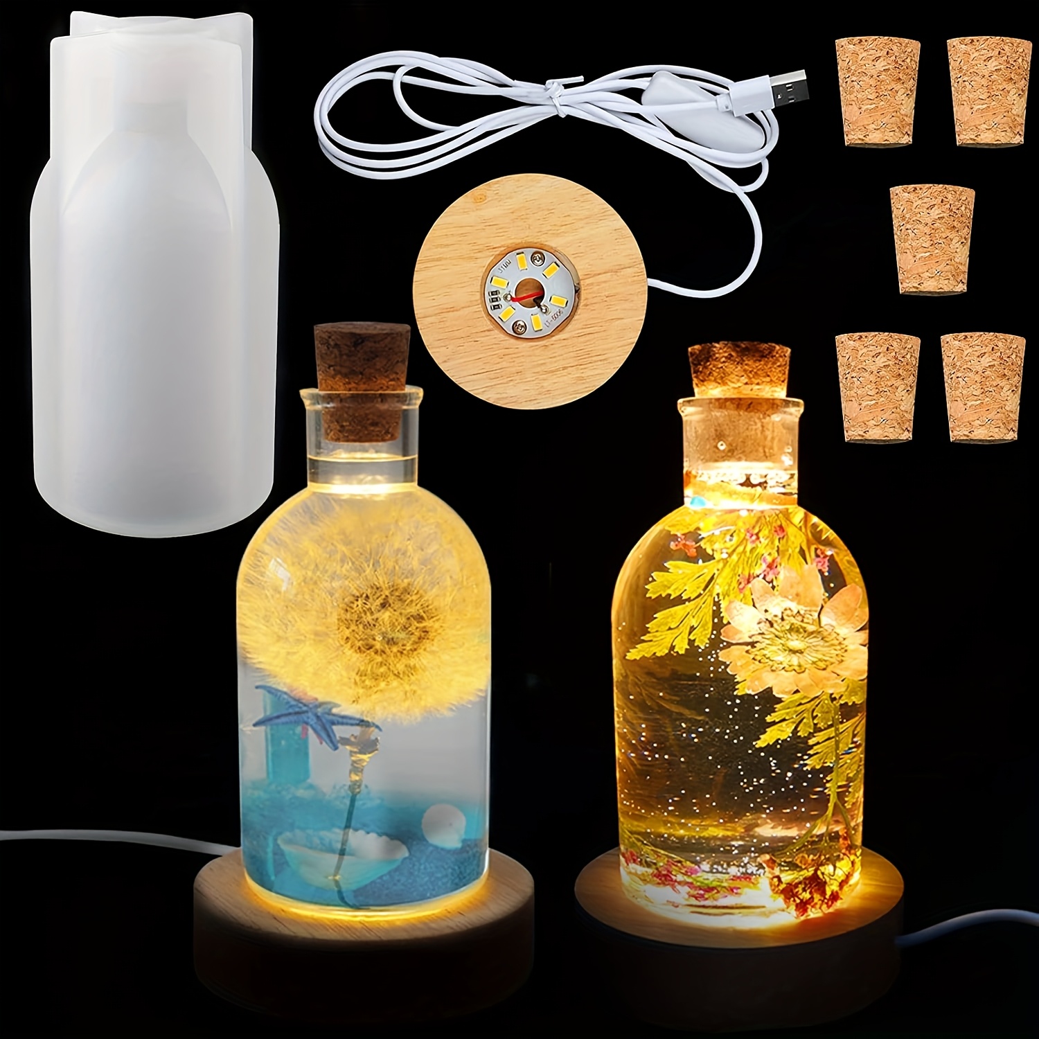 Drift Bottle Light Resin Mold  - Desk Setup Equipment recensie en prijs