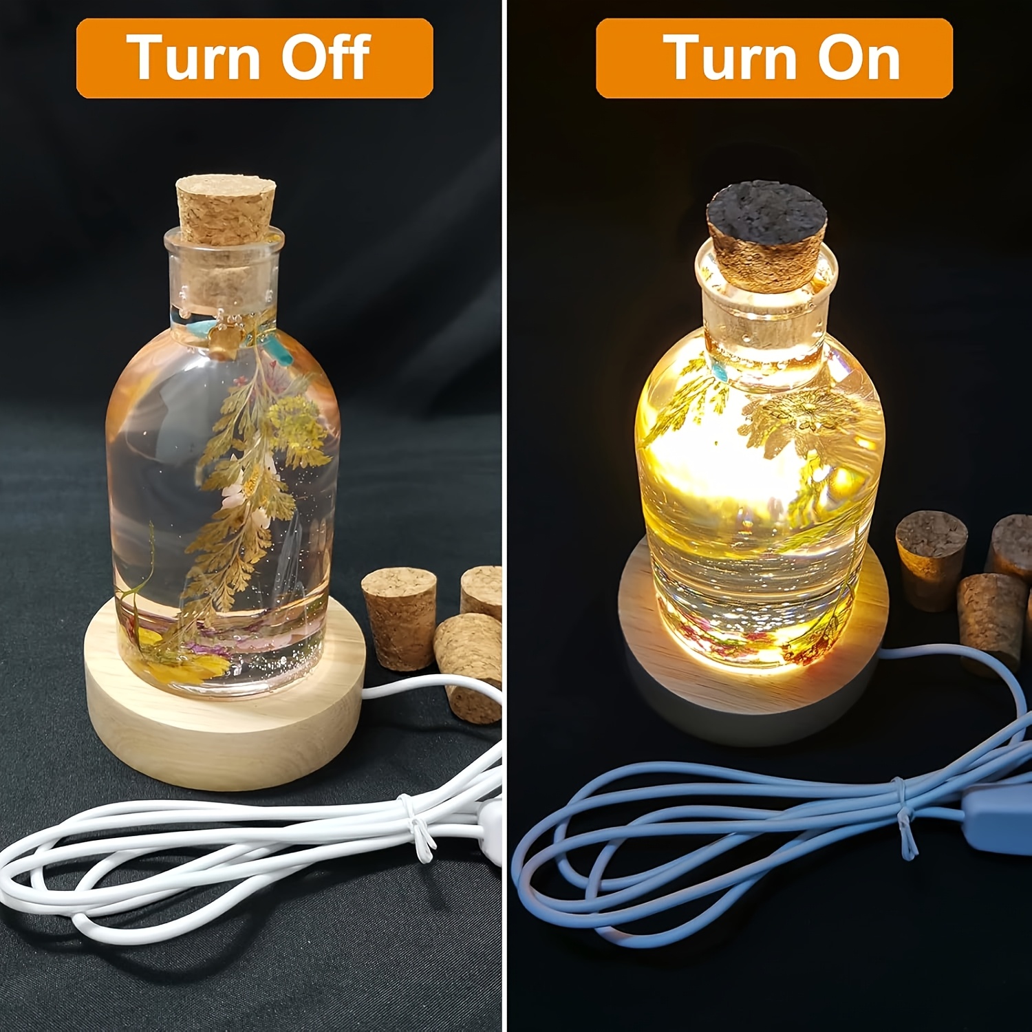 Drift Bottle Light Resin Mold  - Desk Setup Equipment recensie en prijs