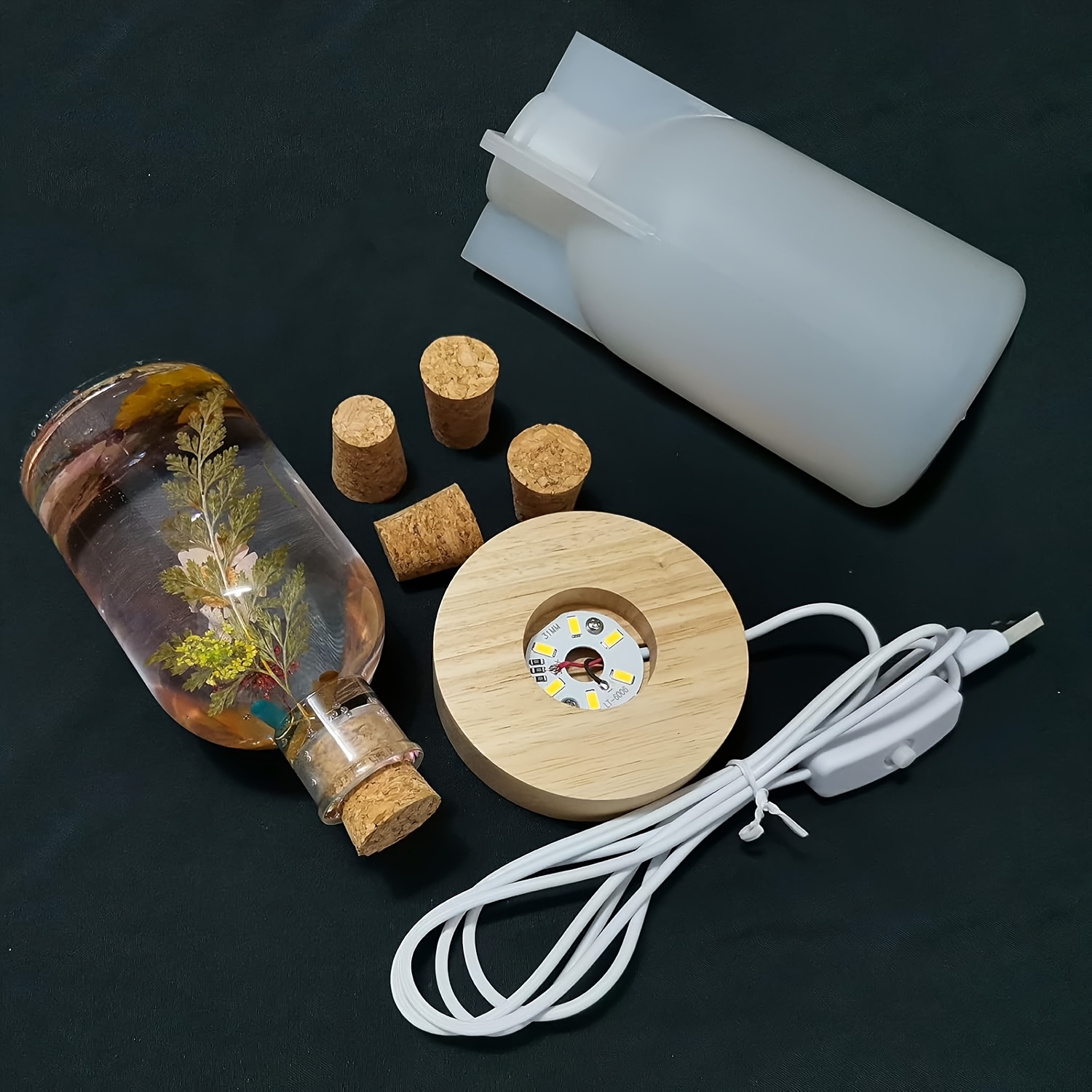 Drift Bottle Light Resin Mold  - Desk Setup Equipment recensie en prijs