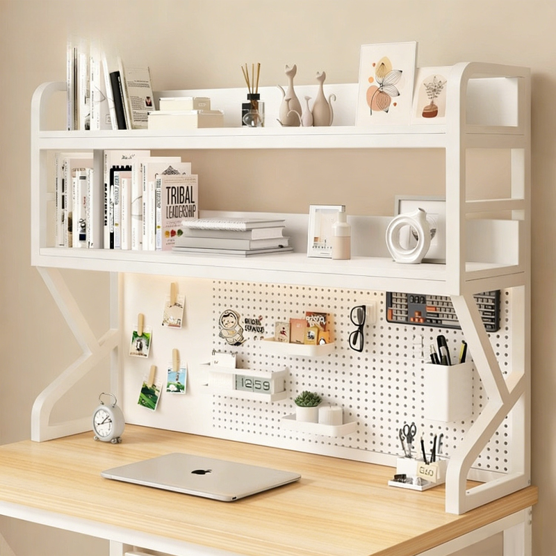 Desktop Storage Shelf with Peg - Desk Setup Study recensie en prijs