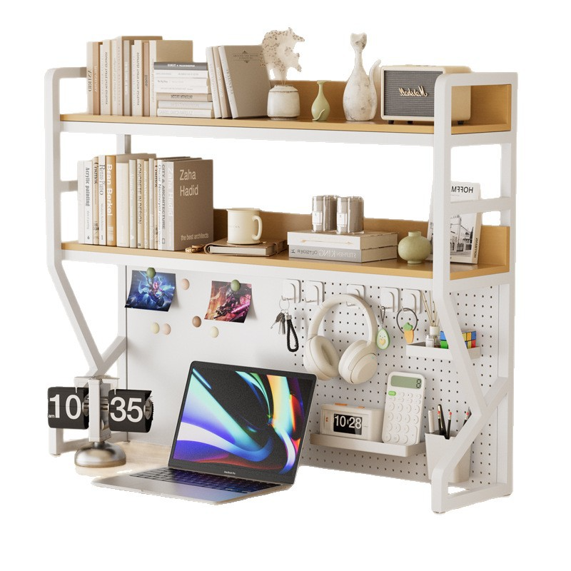 Desktop Storage Shelf with Peg - Desk Setup Study recensie en prijs
