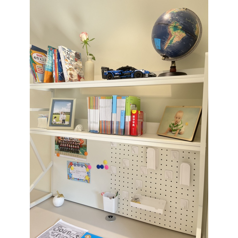 Desktop Storage Shelf with Peg - Desk Setup Study recensie en prijs