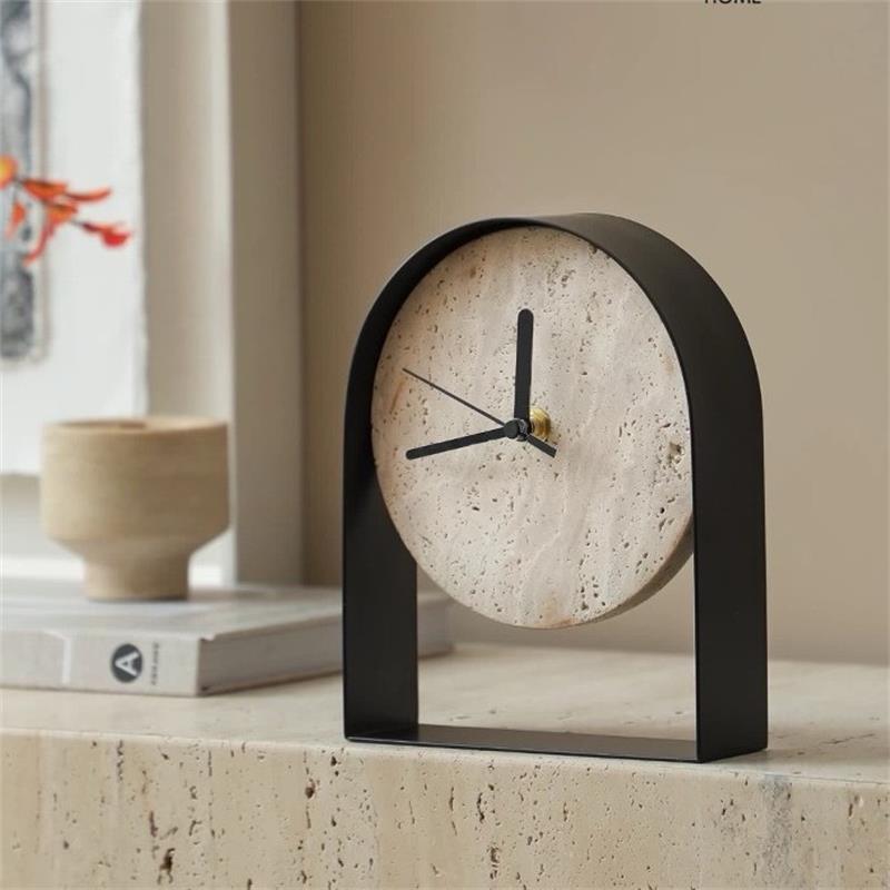 Luxurious Marble Desktop Clock - Desk Setup Study recensie en prijs