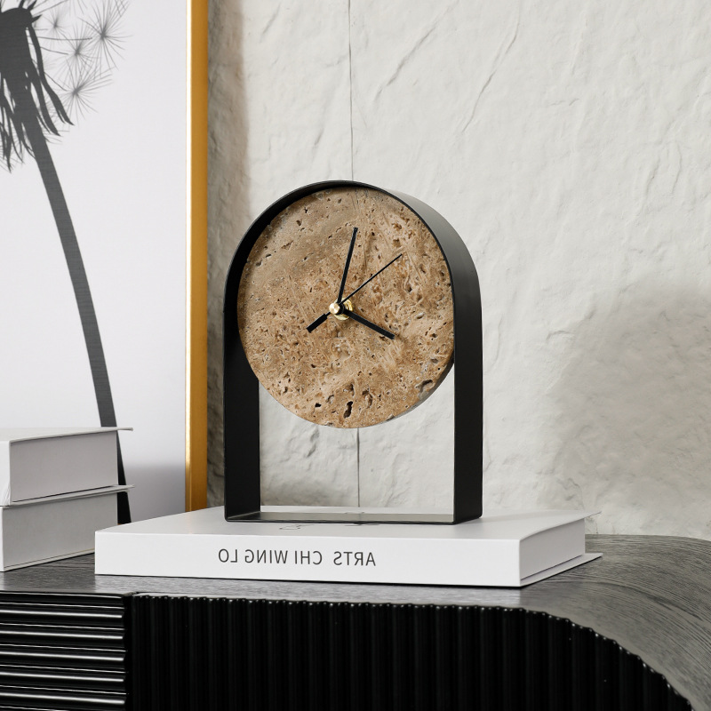Luxurious Marble Desktop Clock - Desk Setup Study recensie en prijs