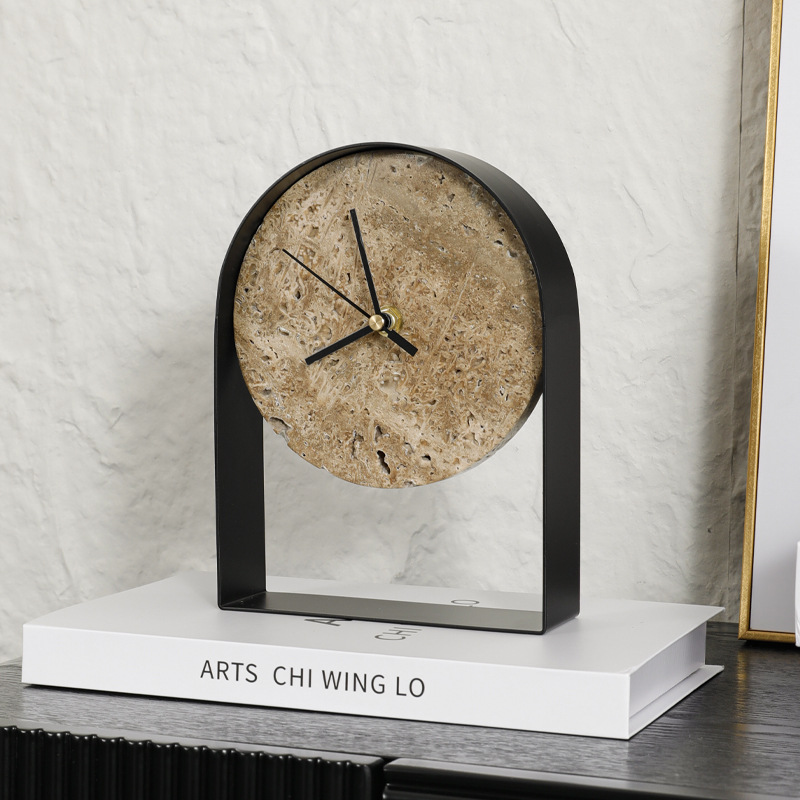 Luxurious Marble Desktop Clock - Desk Setup Study recensie en prijs