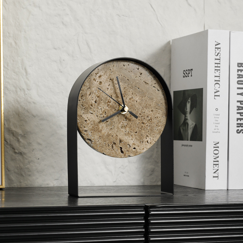 Luxurious Marble Desktop Clock - Desk Setup Study recensie en prijs