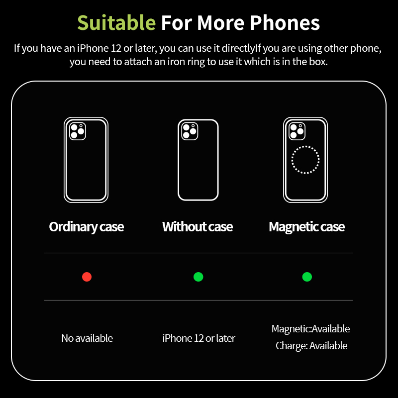 Foldable wireless magnetic pho - Dual Phone Holder recensie en prijs