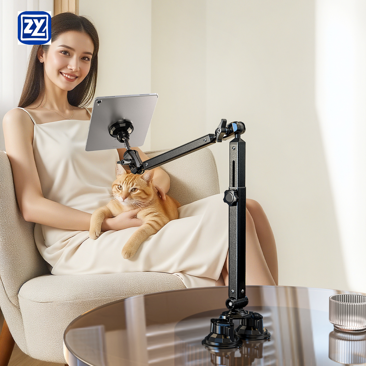 Heavy Duty Magnetic Tablet Laz - Dual Phone Holder recensie en prijs