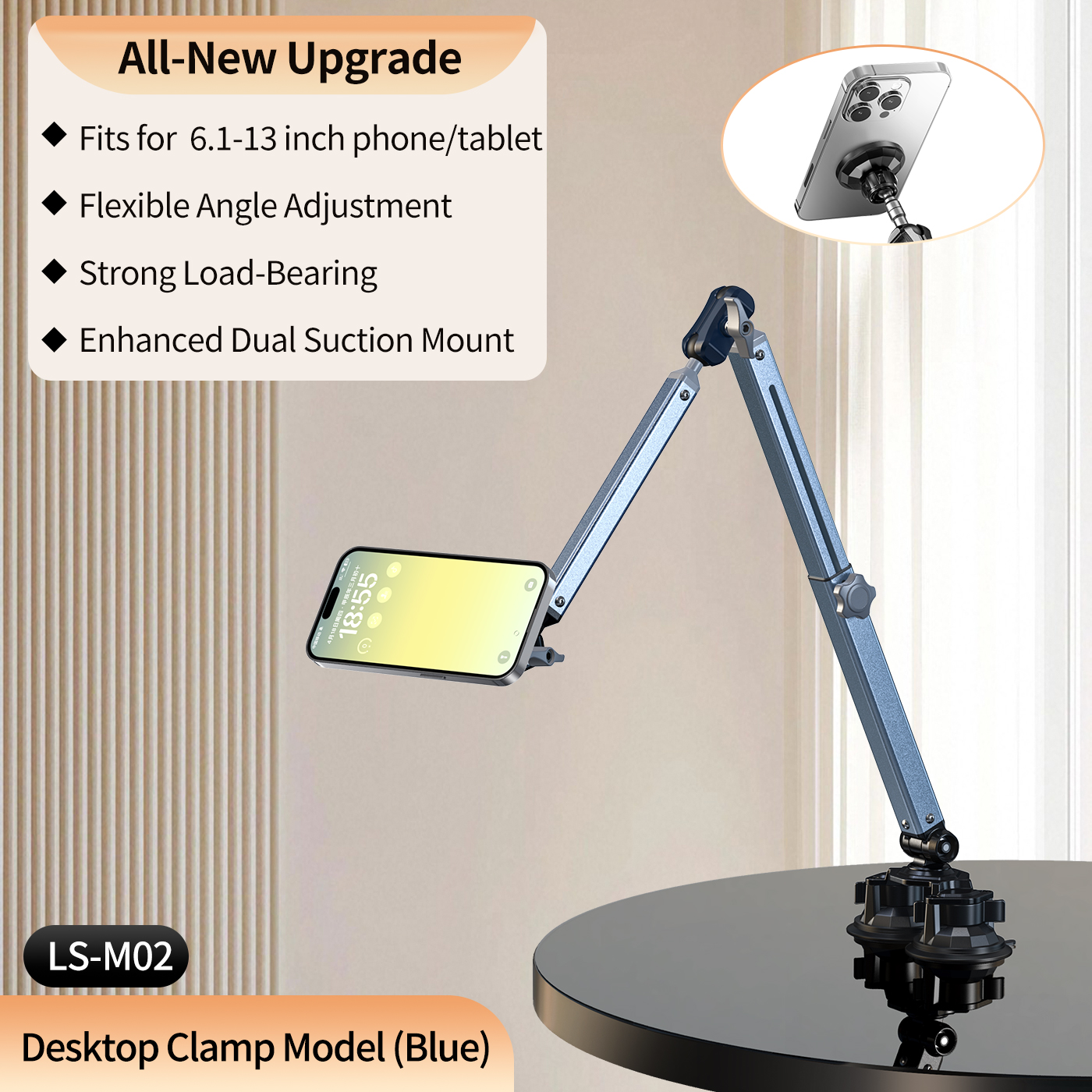 Heavy Duty Magnetic Tablet Laz - Dual Phone Holder recensie en prijs