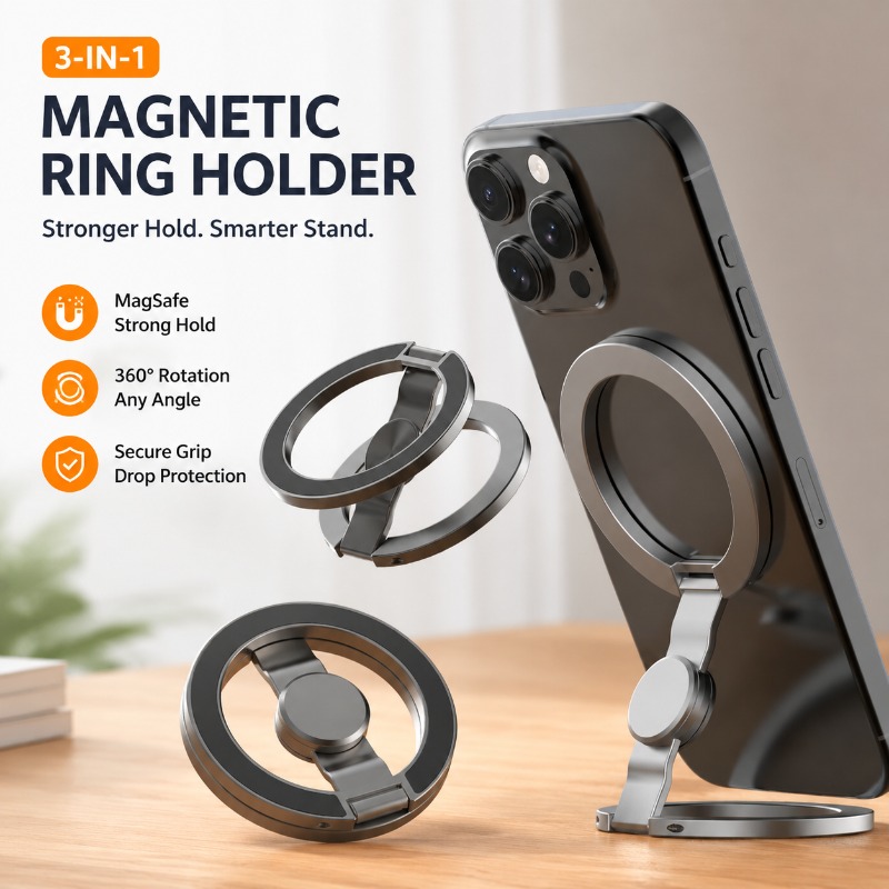 Magsafe Dual Ring Magnetic Pho - Dual Phone Holder recensie en prijs