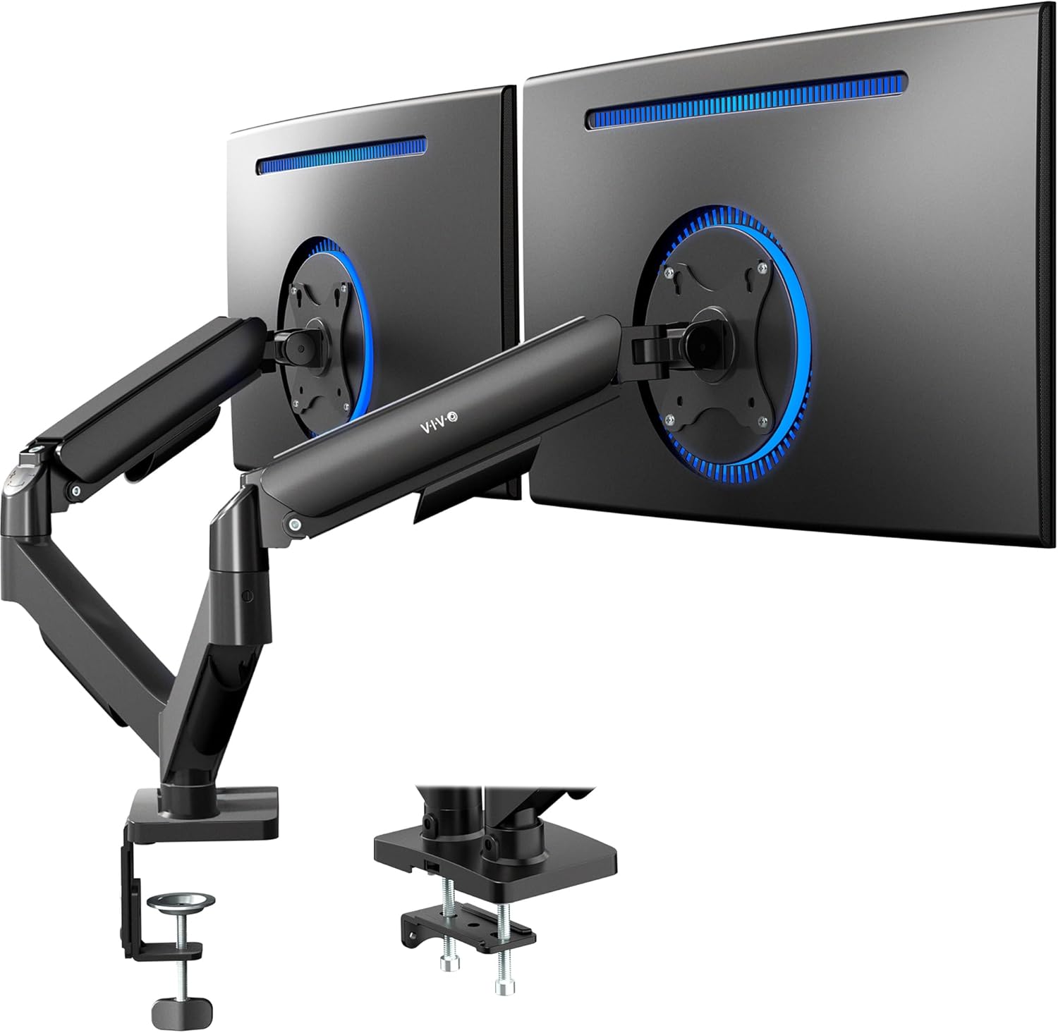 Dual Monitor Stand, Fully Adju - Dual Monitor Desk Setup recensie en prijs