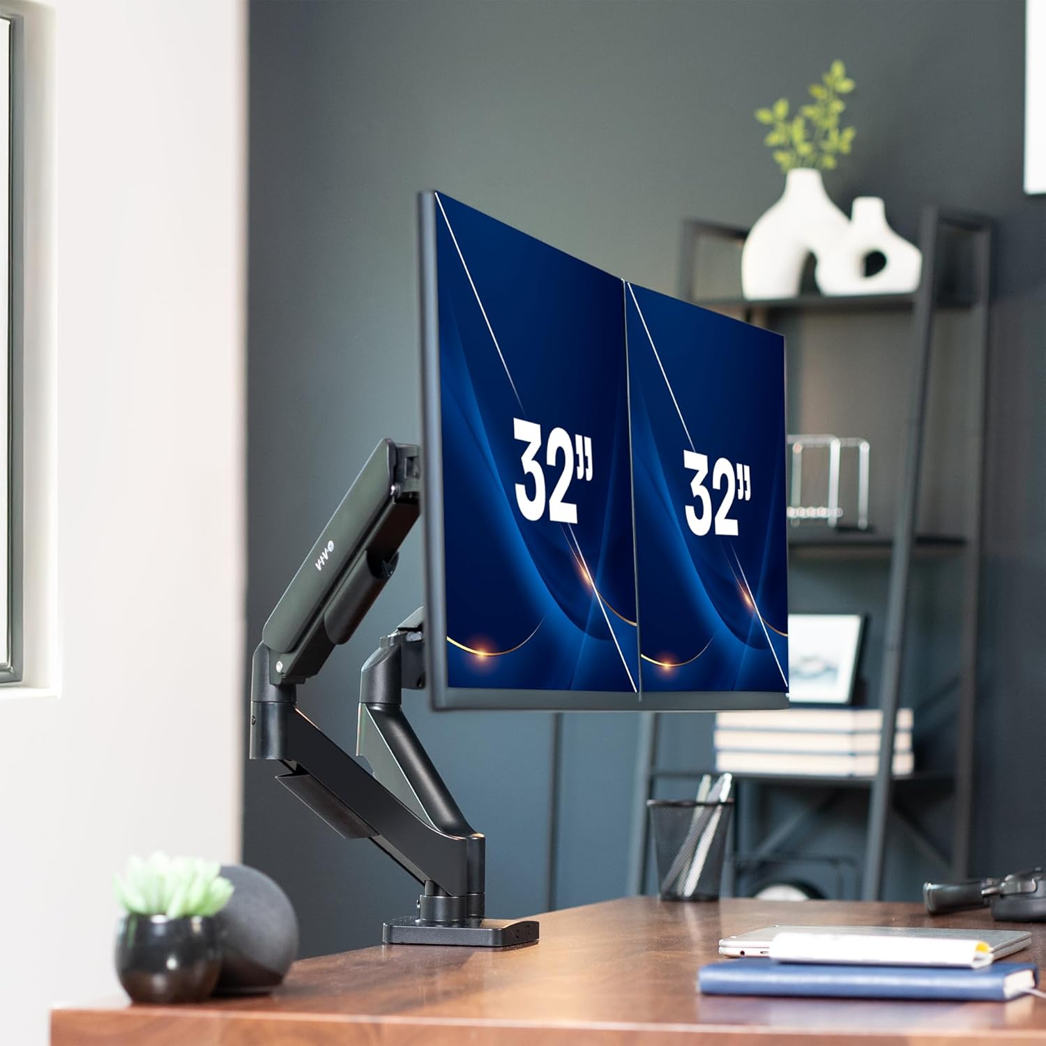 Dual Monitor Stand, Fully Adju - Dual Monitor Desk Setup recensie en prijs