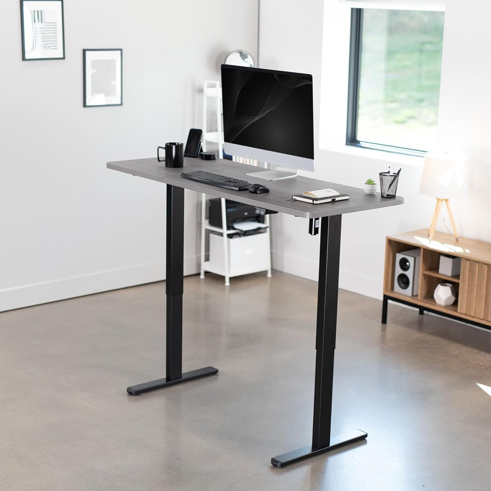 VIVO Electric 60 x 24 inch Sta - Desk Setup Dark recensie en prijs