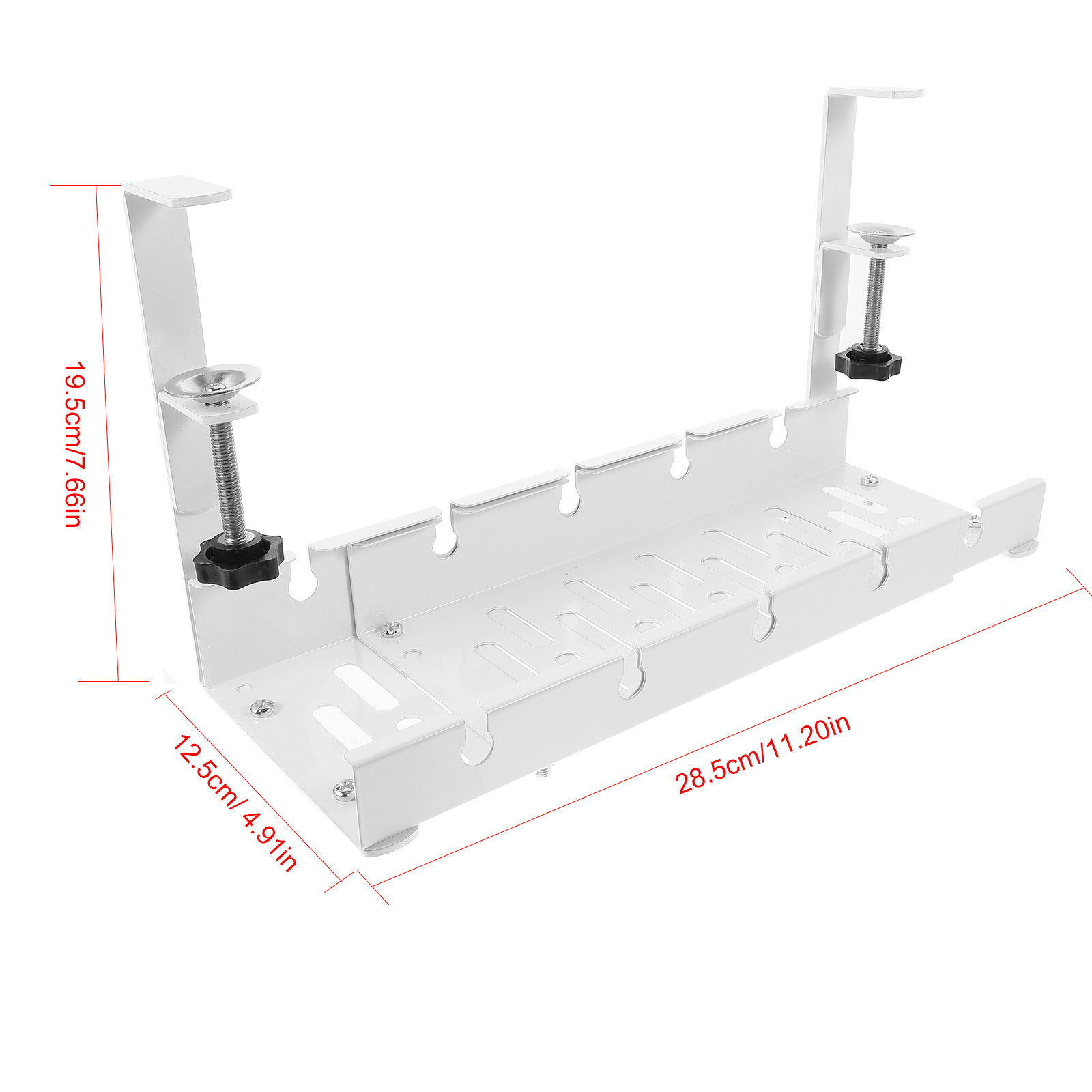 Under Desk Cable Organizer Tra - Desk Setup With Keyboard Tray recensie en prijs