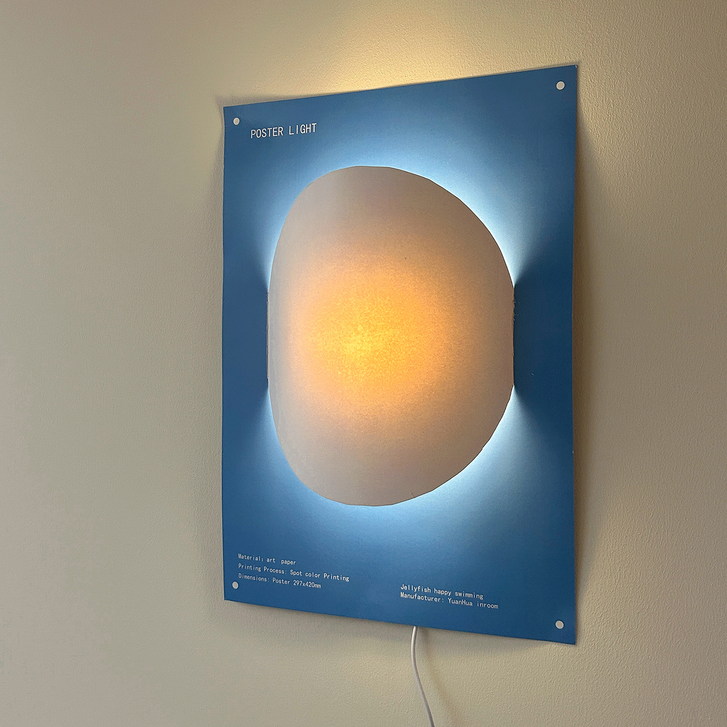 Illustration Poster Night Ligh - Desk Setup Poster recensie en prijs