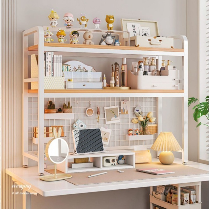 Grid Shelf Desktop Shelf Desk  - Desk Setup Study recensie en prijs